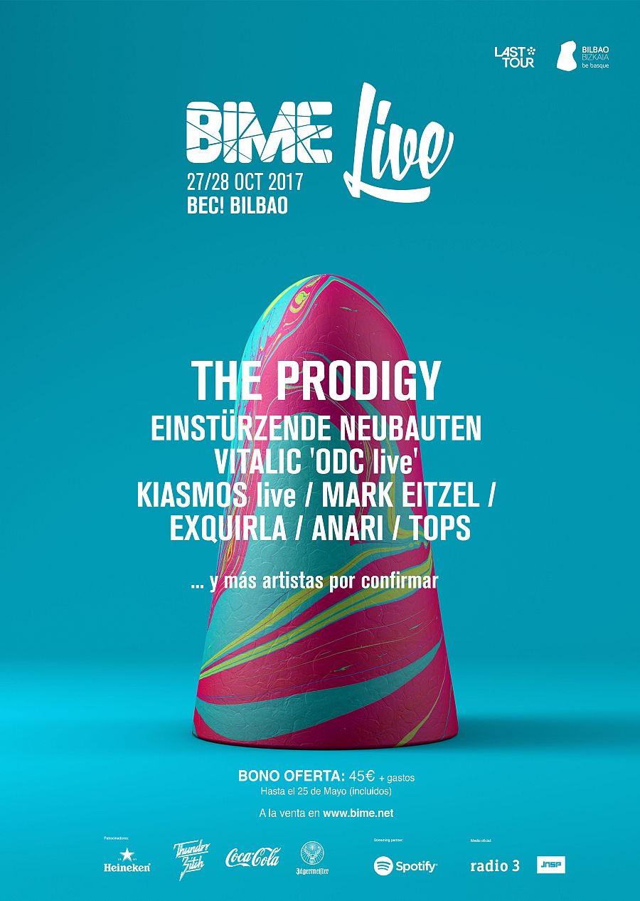 Primeros nombres del BIME Live para su edición 2017