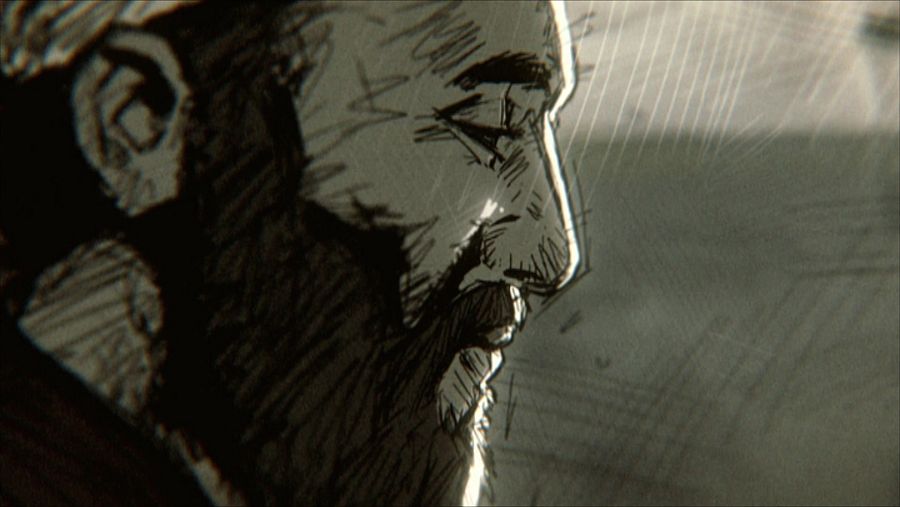 Dibujo cara Bin Laden