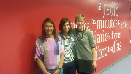 Catalina Echeverry, Diana Oliver y Mónica de la Fuente, madres blogueras
