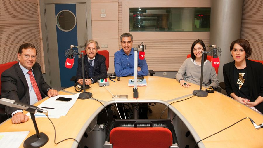 Alberto San Juan, Isidoro Bruna, Anabel Manchón y Laura Baena