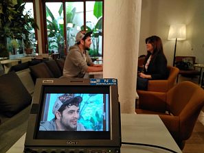 Alguer Miquel, cantant del grup Txarango