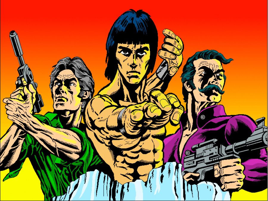 Shang-Chi con Clive Reston y Black Jack Tarr