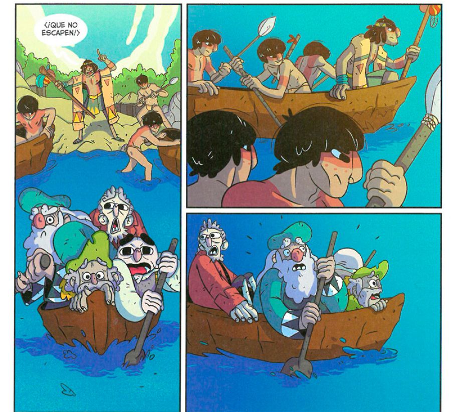 Viñetas de 'Viejos descubridores'