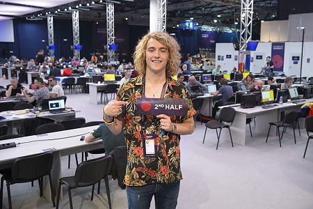 El representante español actuará durante la segunda mitad de la final