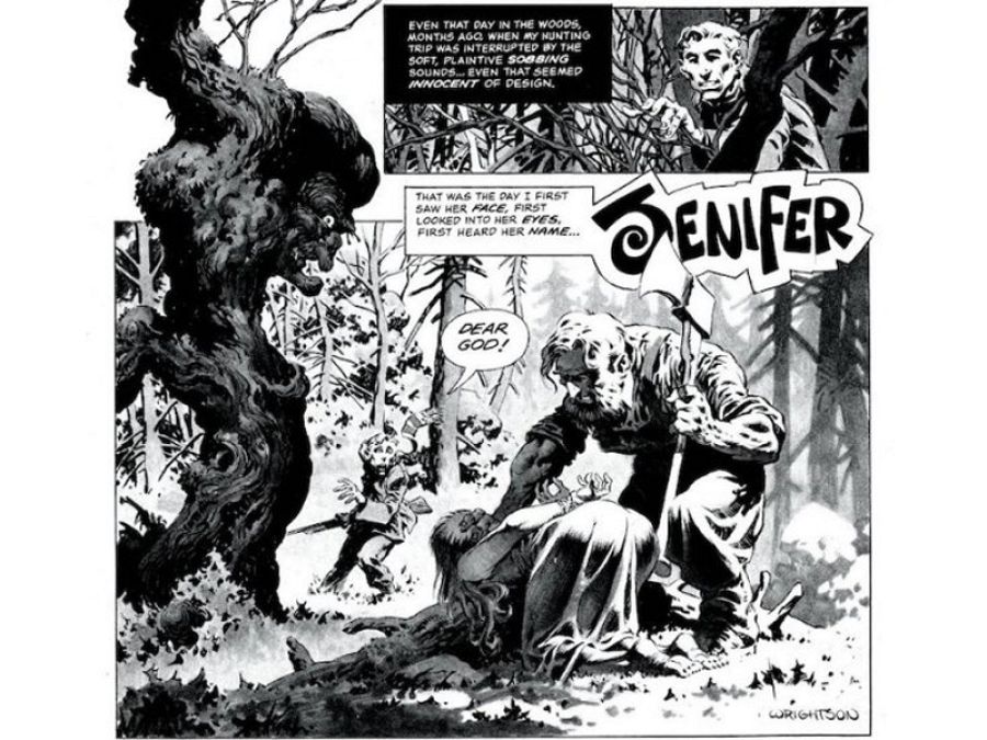 Viñetas de 'Jenifer', con guión de Bruce Jones