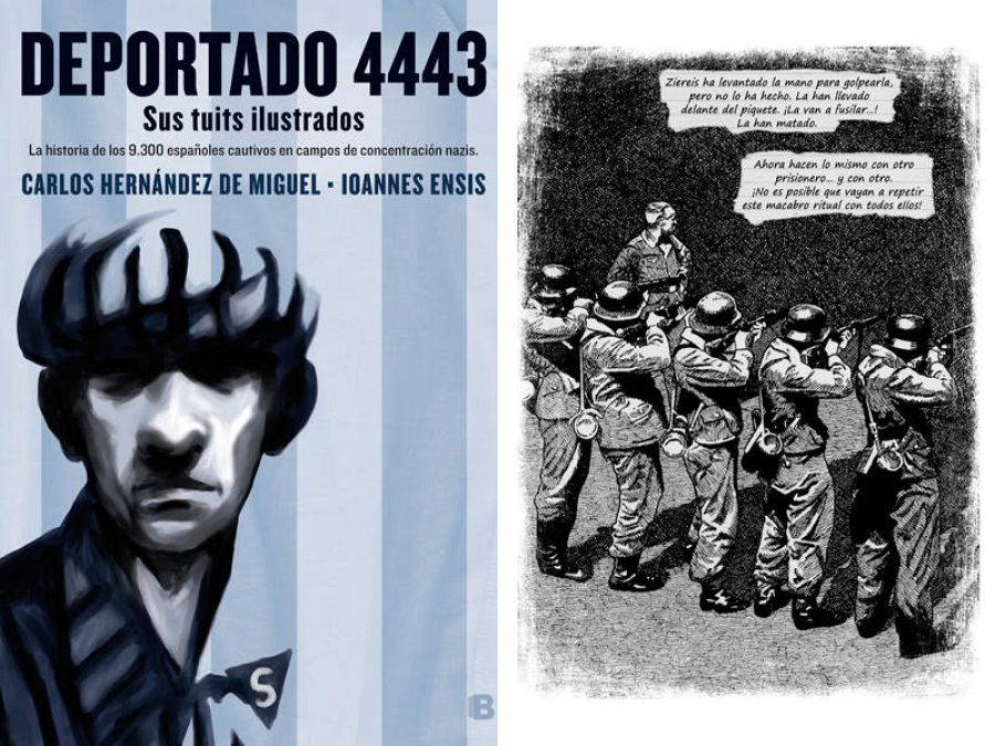 Portada y página de 'Deportado 4443'