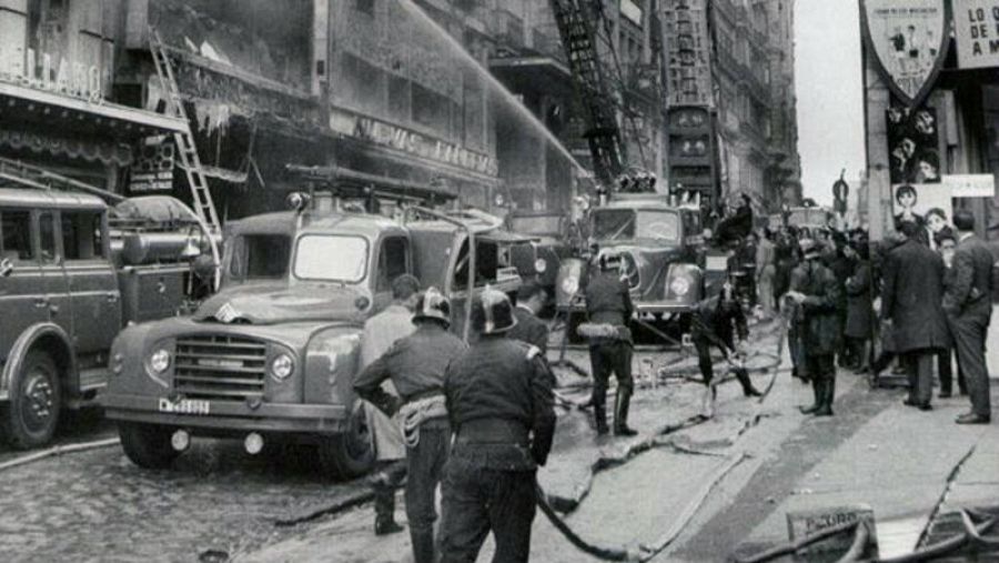 Incendio de Almacenes Arias en 1987