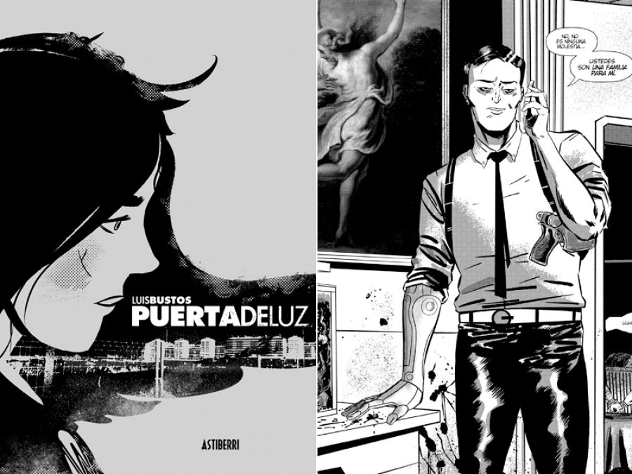 Portada y página de 'Puertadeluz'