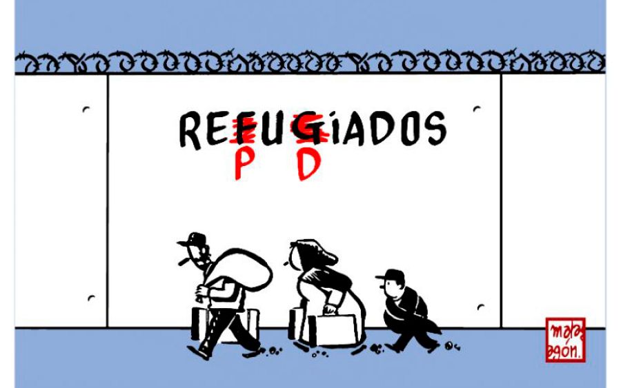 Una de las obras que puede verse en la exposición 'El código Malagón'