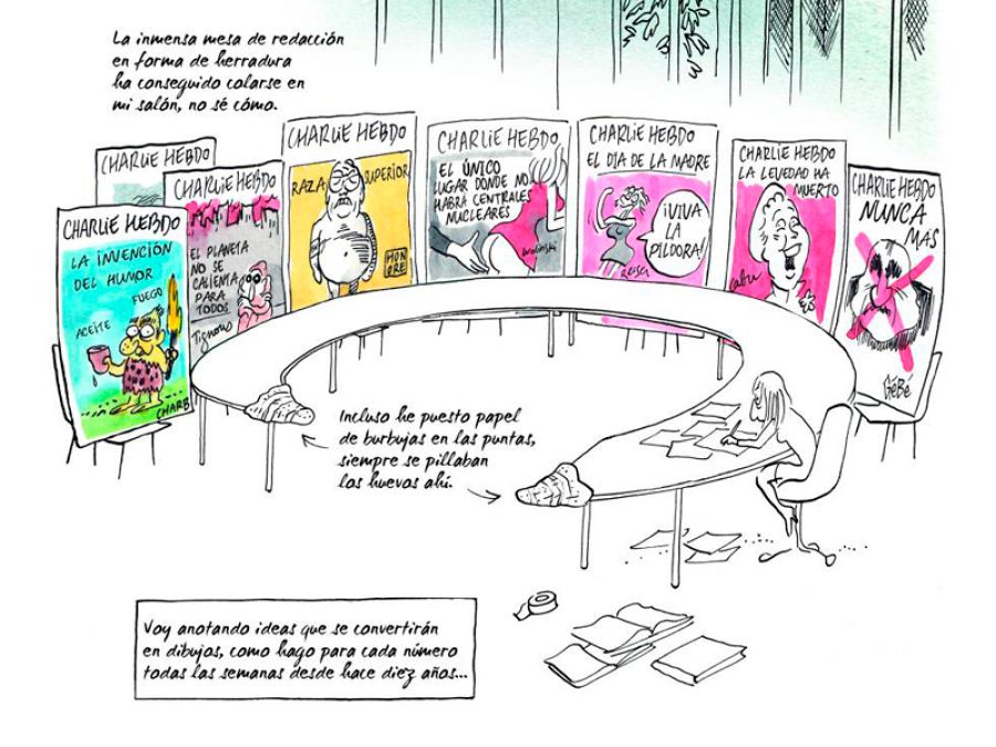 Fragmento de una página de 'La levedad'