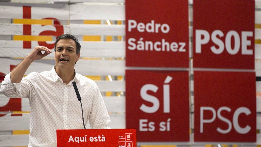 Pedro Sanchez, candidato a la Secretaría General del PSOE.