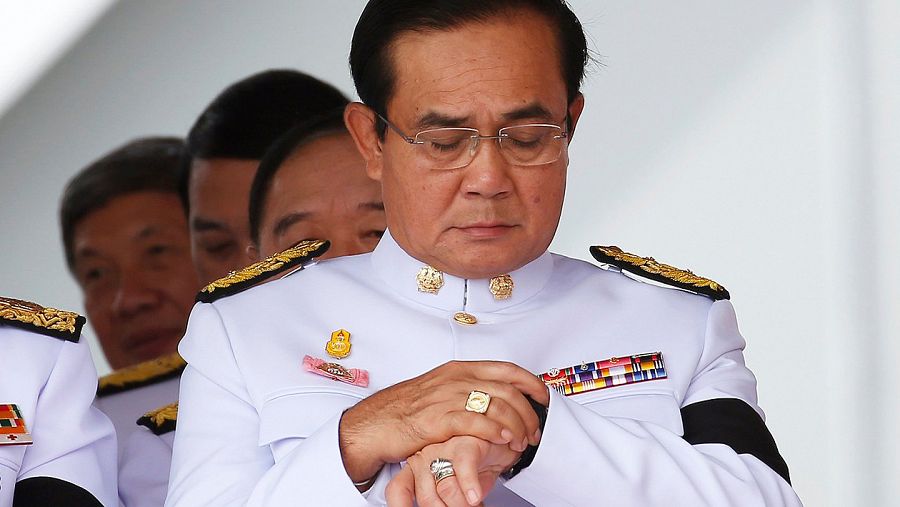 El primer ministro tailandés, Prayut Chan-o-cha, en una ceremonia el Bangkok