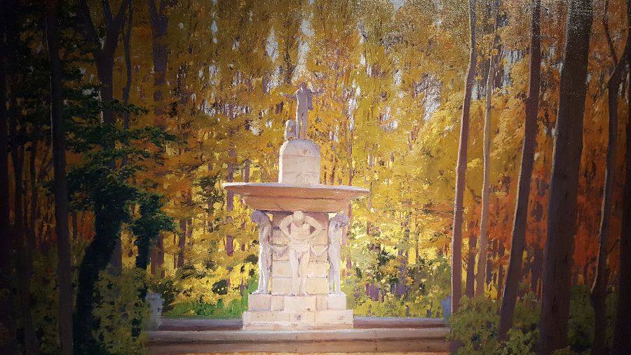 Un quadre de Santiago Rusiñol, a l'exposició  