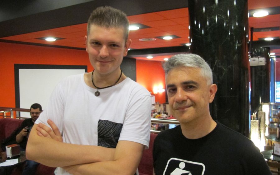 Miguel Ángel Viruete y Paco Fox, directores de 'Cinebasura: la peli'