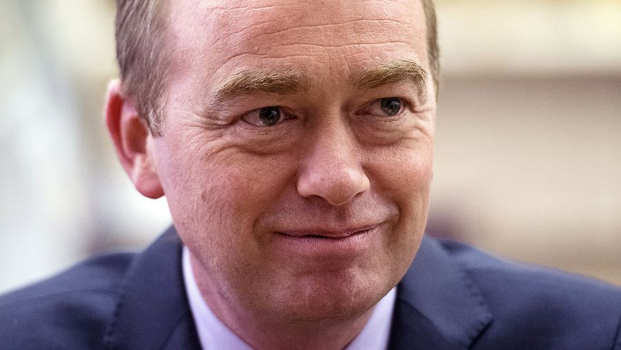 El líder liberaldemócrata Tim Farron