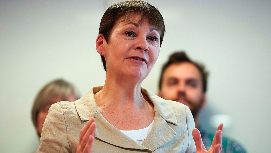 Caroline Lucas, diputada y co-líder del Partido Verde británico