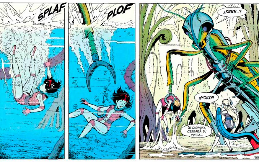 Viñetas de 'Yoko Tsuno. Vinea en peligro'