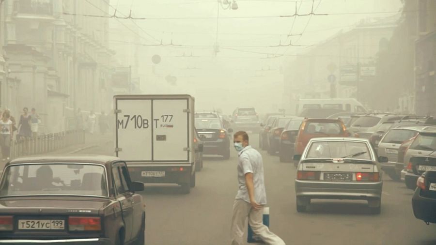 Moscú, ola de calor y grandes incendios