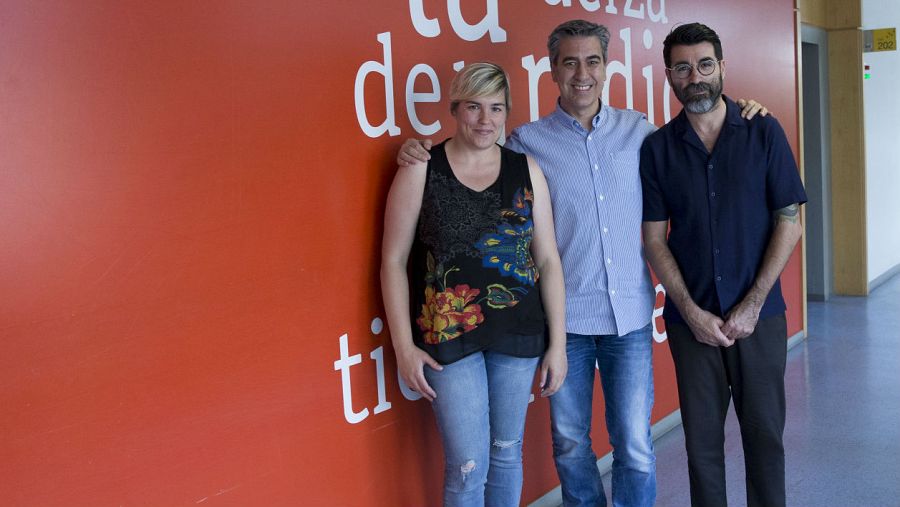 Cristina Rosa Cavero y Rafael Muñoz visitan a Arturo Martín