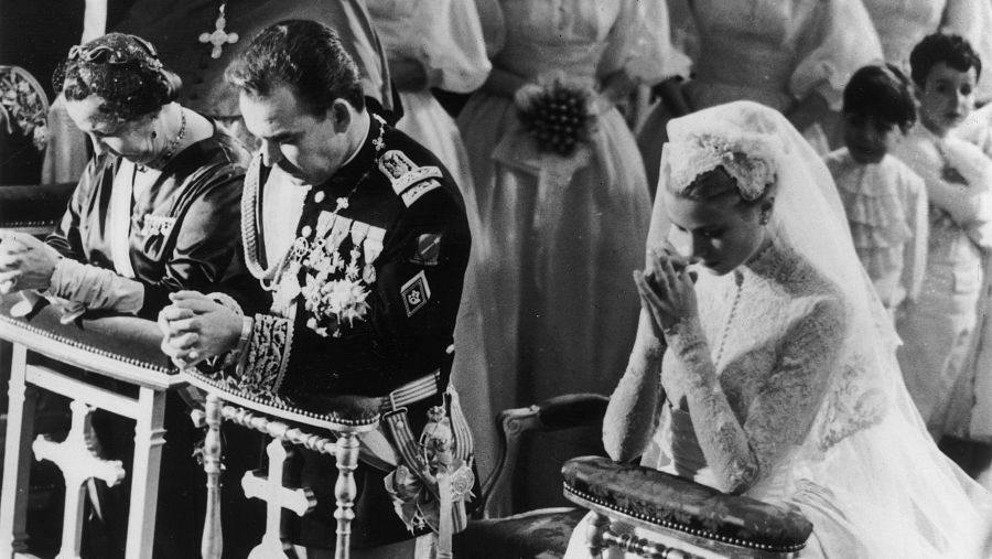 Grace Kelly se casó con el príncipe Rainiero de Mónaco en 1956