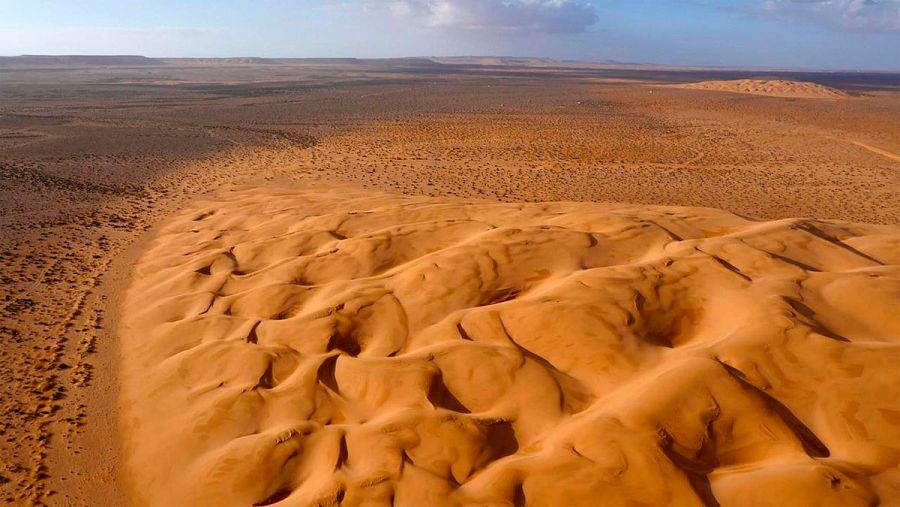 El sahara en el estreno de Planeta Arena