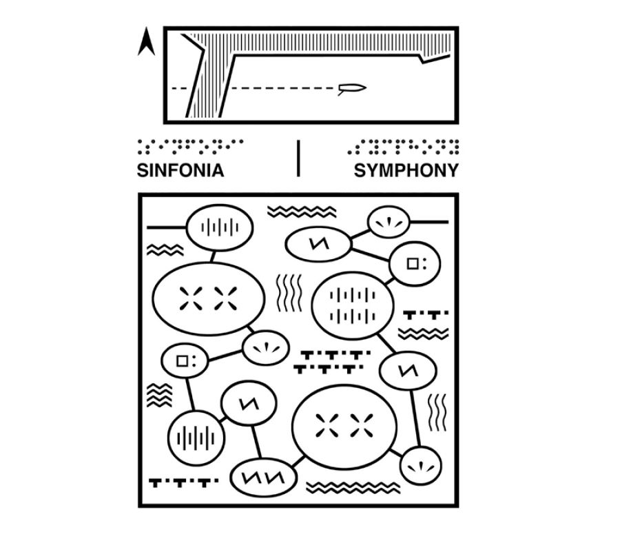 Página del cómic 'A boat tour/Tour in barca'