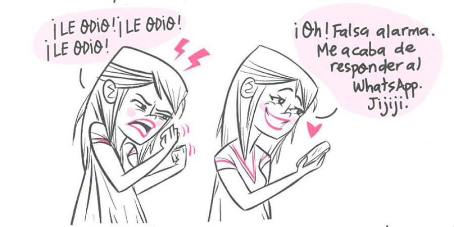 Fragmento de una página de 'No eres tú, soy yo que me he dado cuenta de que eres lo peor'