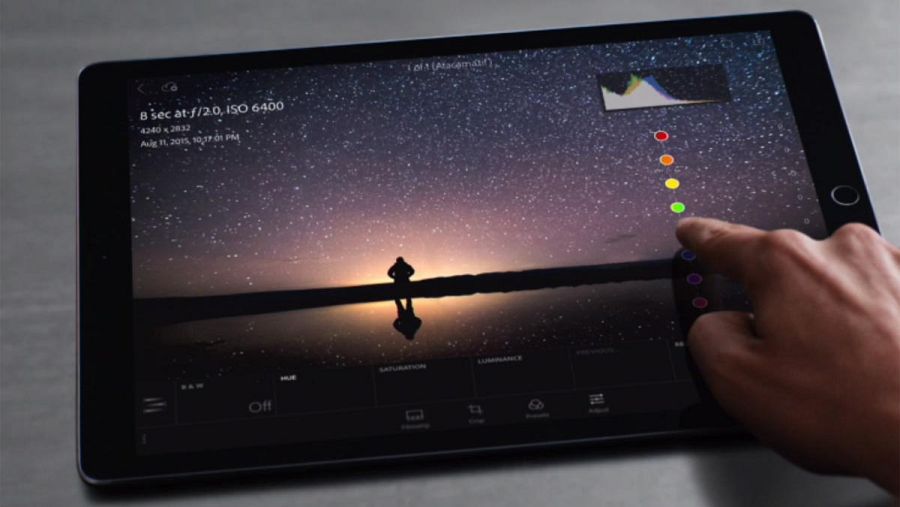 El nuevo iPad Pro tiene 10,5 pulgadas, un tamaño intermedio entre las dos versiones previas, de 9,7 y 12,9 pulgadas.