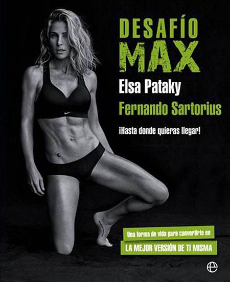 Elsa Pataky, en la portada de 'Desafío Max', el libro que ha coescritor junto a Fernando Sartorius