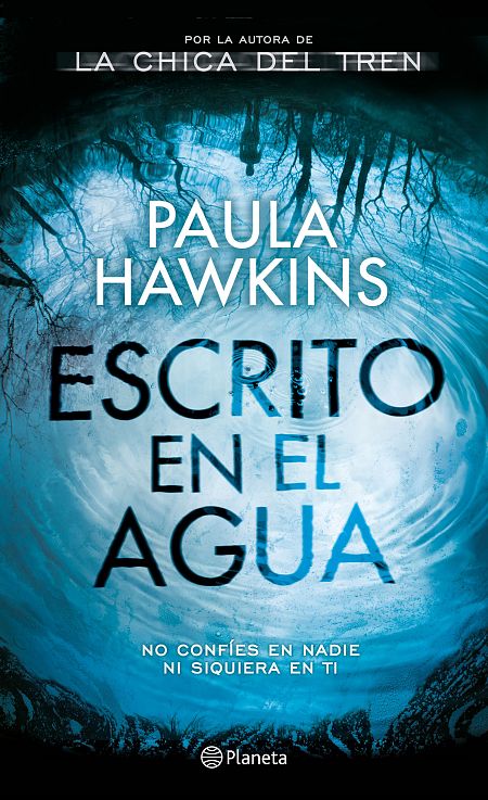 Portada de 'Escrito en el agua', segundo thriller de Paula Hawkins