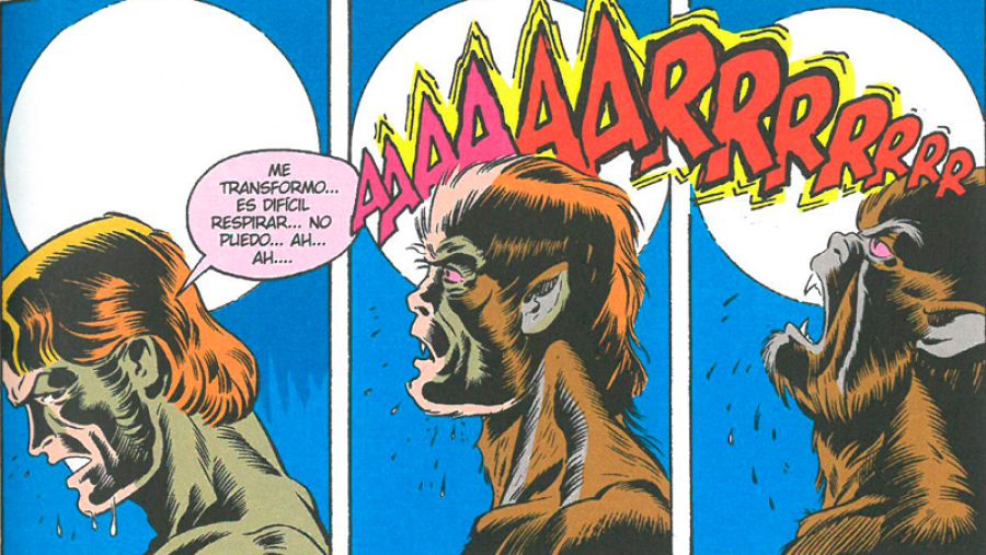 La transformación del Hombre Lobo