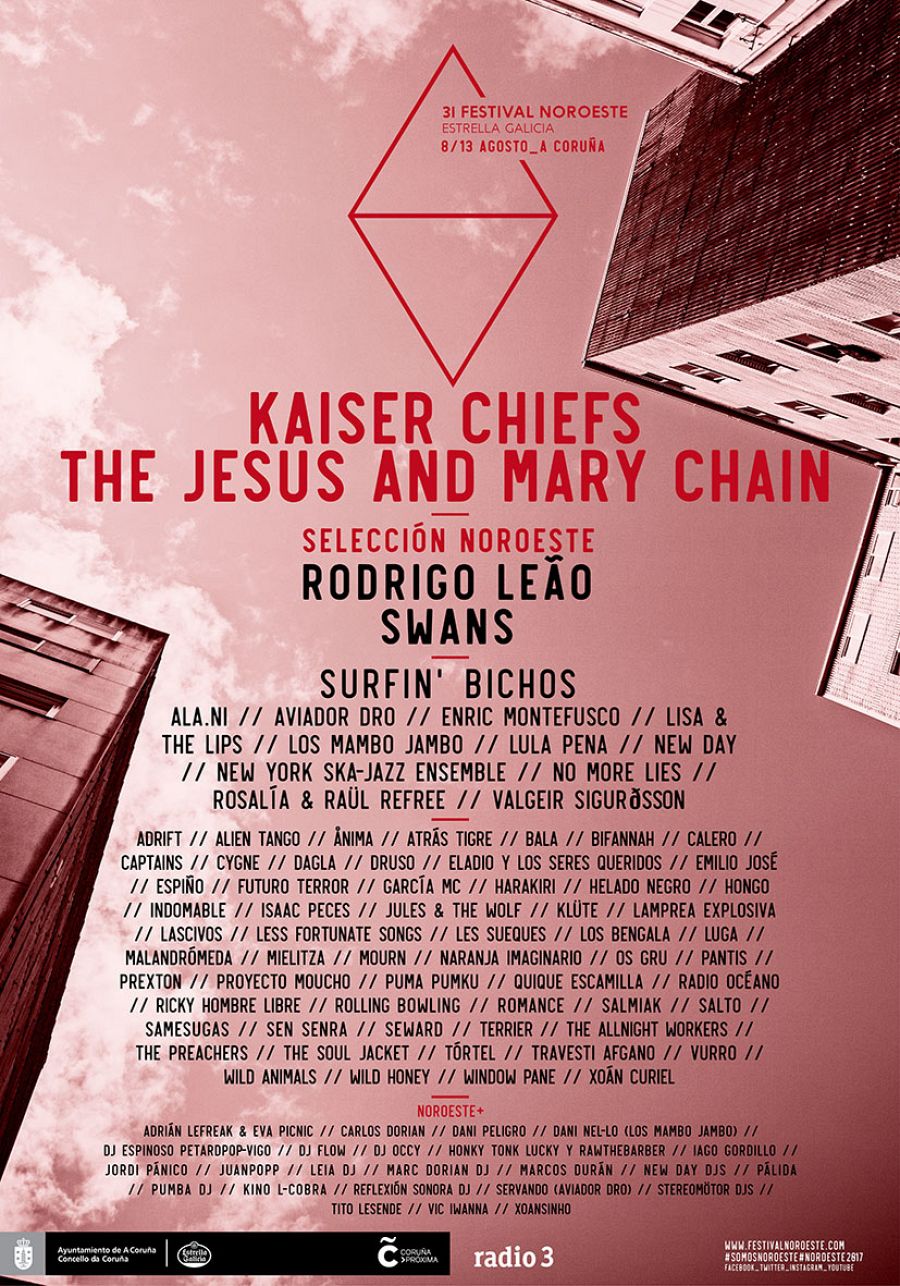 Del 8 al 13 de agosto A Coruña acoge la 31ª edición del Festival Noroeste