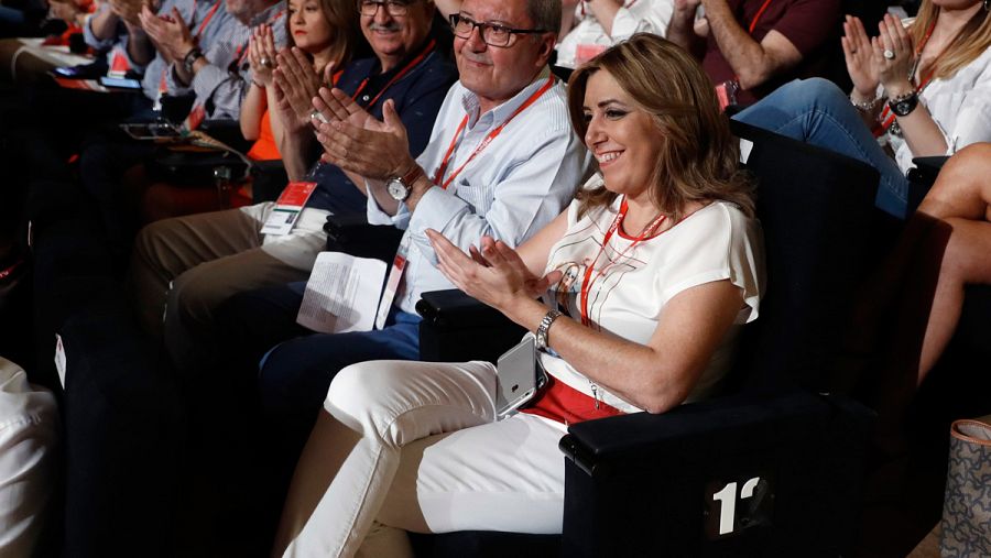 Susana Díaz asiste al 39º Congreso Federal del PSOE.