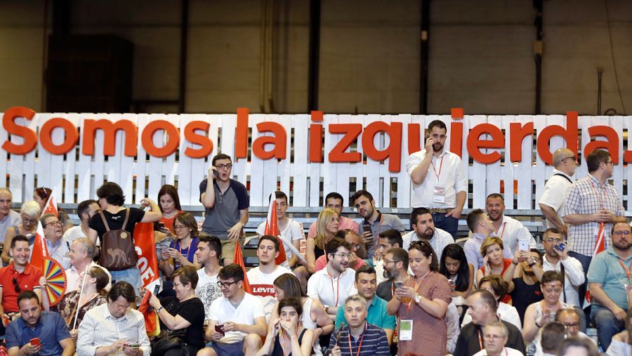 'Somos la izquierda', el lema del Congreso del PSOE.