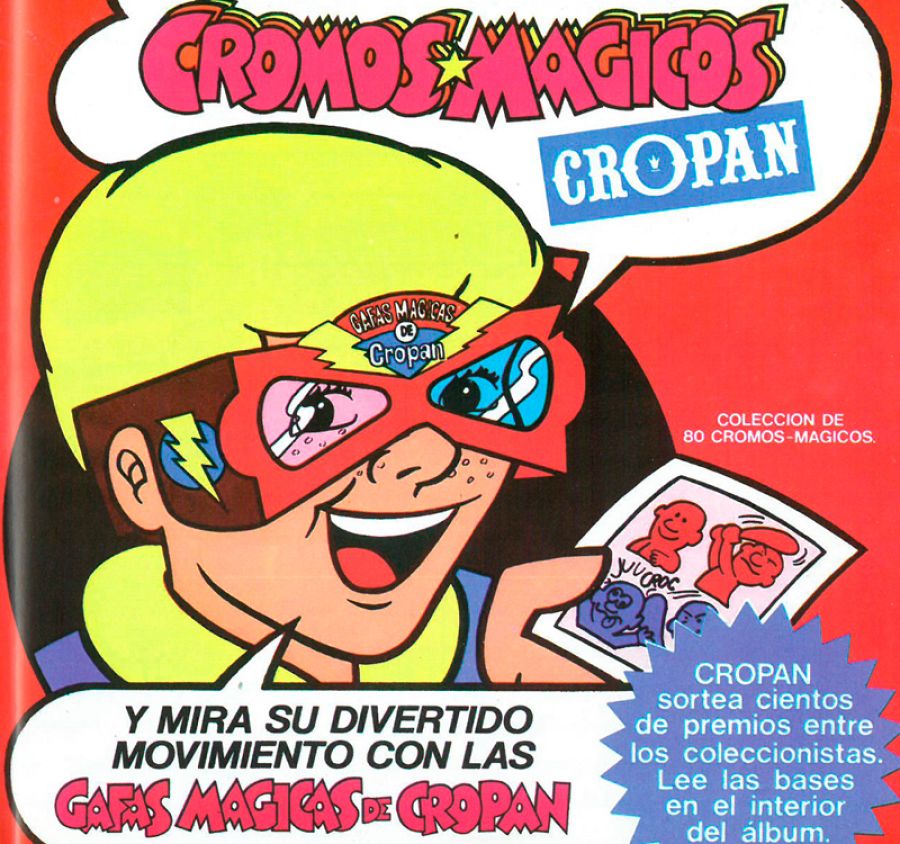 Anuncio de los Cromos mágicos de Cropan