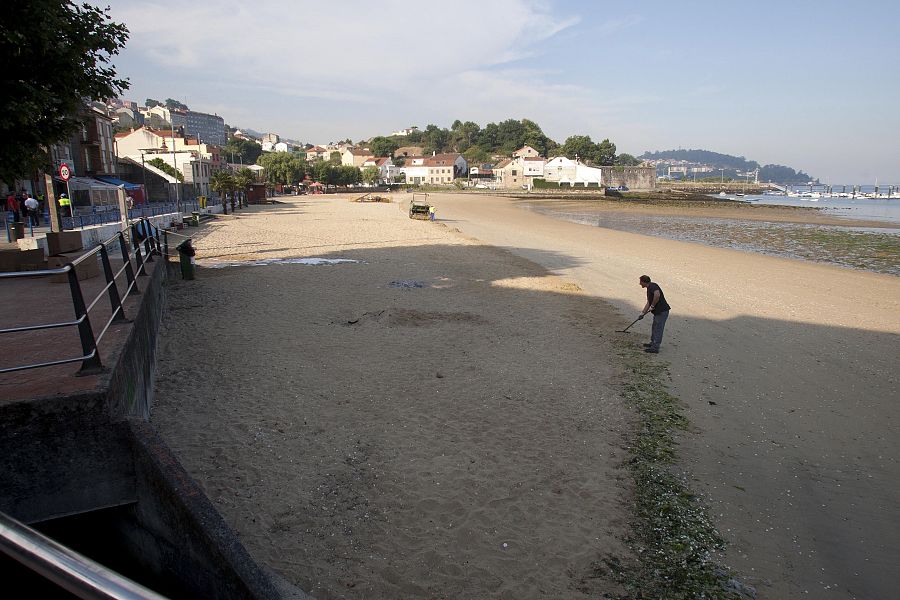 Vista de la playa de Arealonga en Chapela