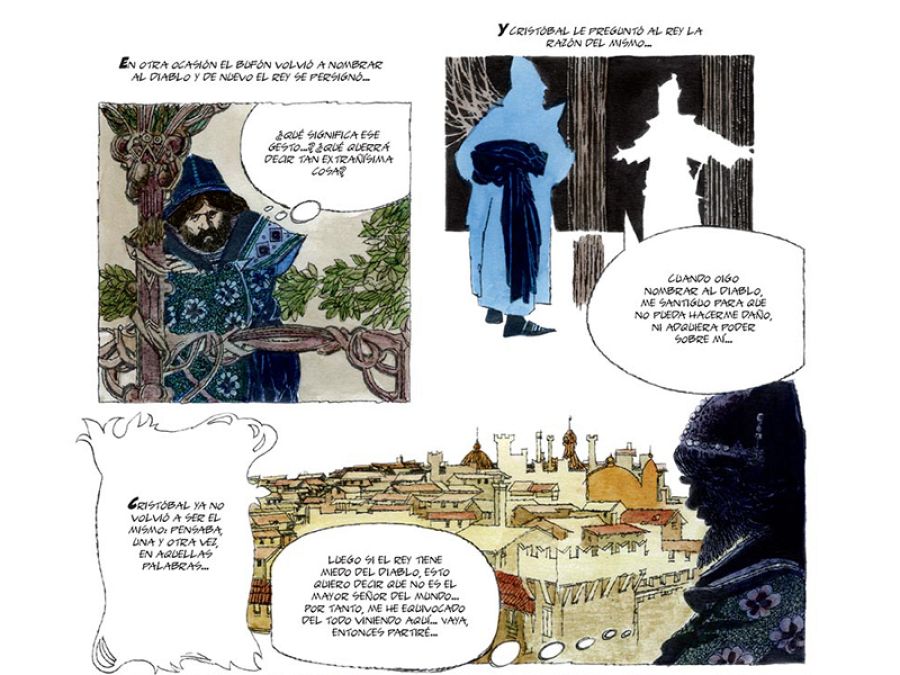 Viñetas de 'La leyenda de San Cristóbal'