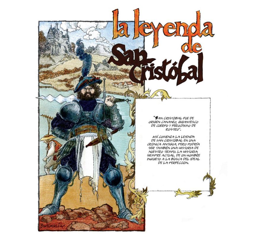 Página de  'La leyenda de San Cristóbal'