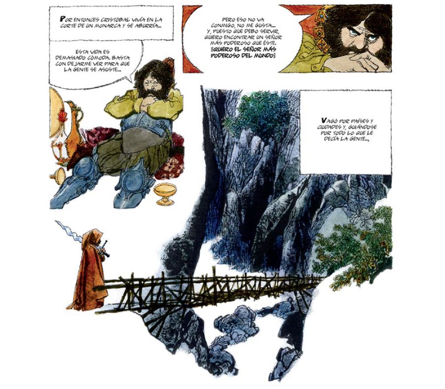 Viñetas de 'La leyenda de San Cristóbal'