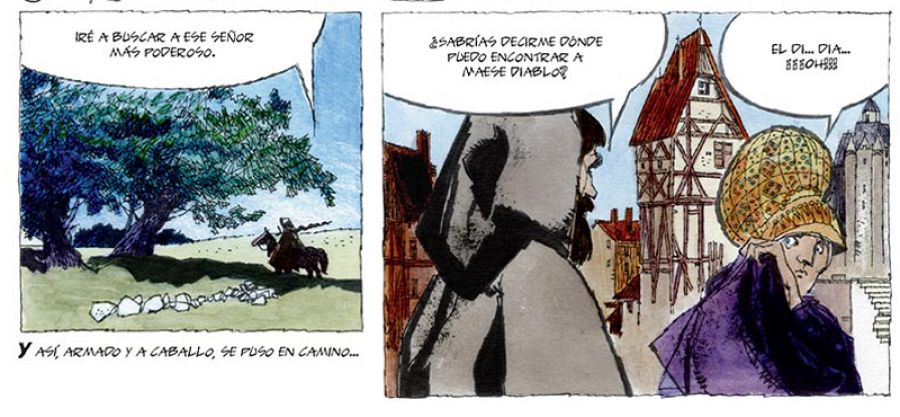 Viñetas de 'La leyenda de San Cristóbal'