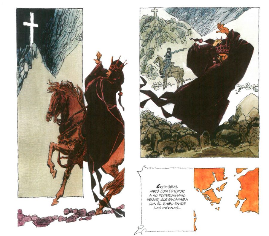 Viñetas de 'La leyenda de San Cristóbal'