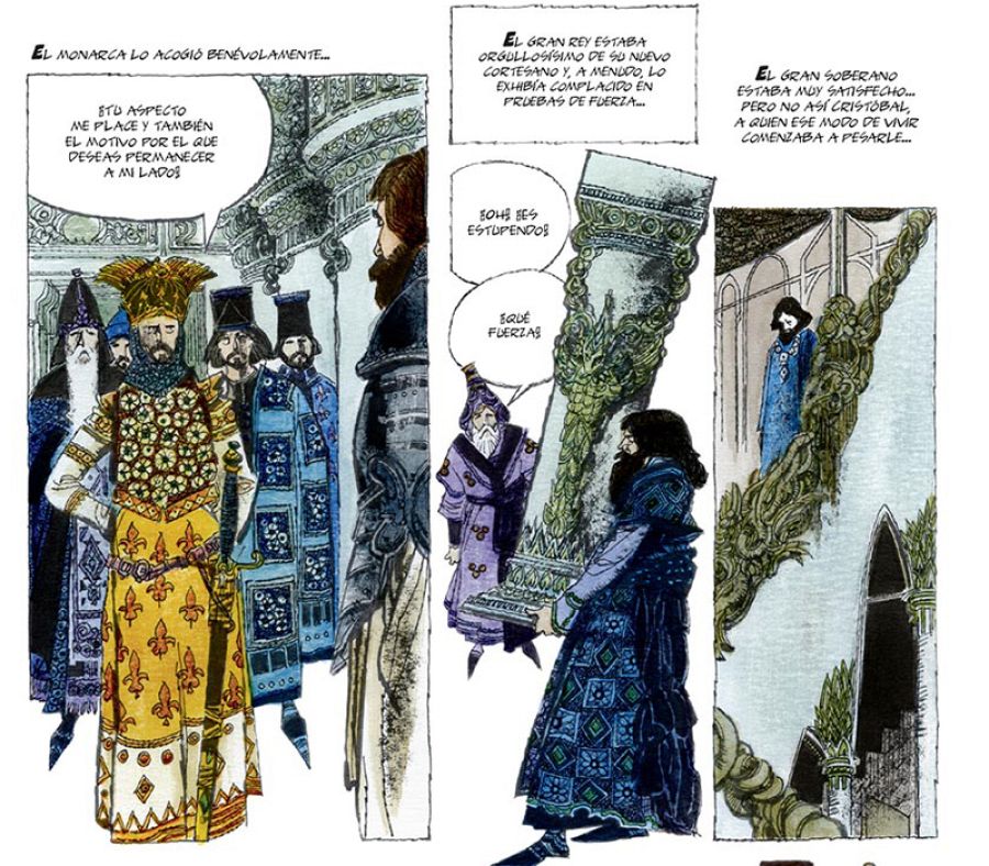 Viñetas de 'La leyenda de San Cristóbal'