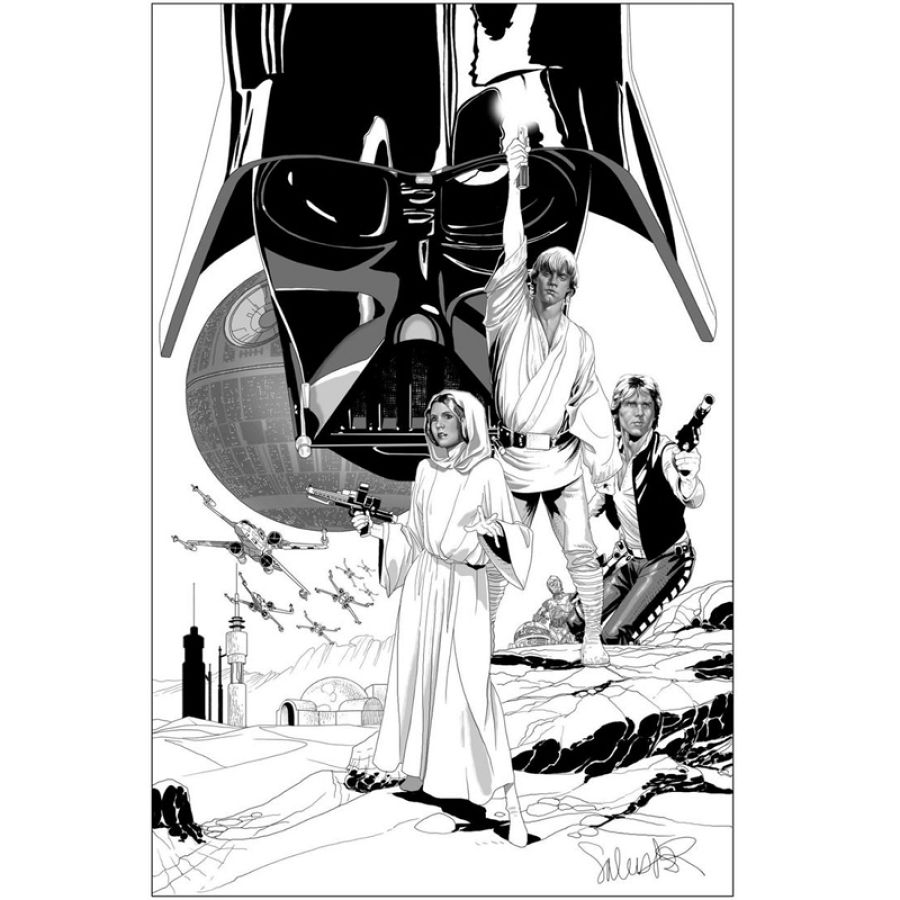 Ilustración de 'Star Wars'