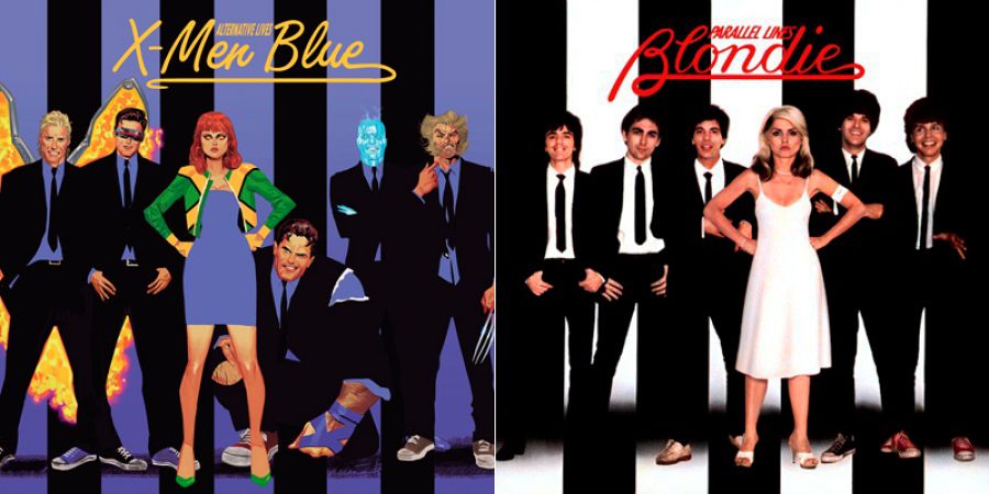 Versión de Daniel Acuña de 'Parallel Lines', de Blondie, para la colección 'X-Men Blue'
