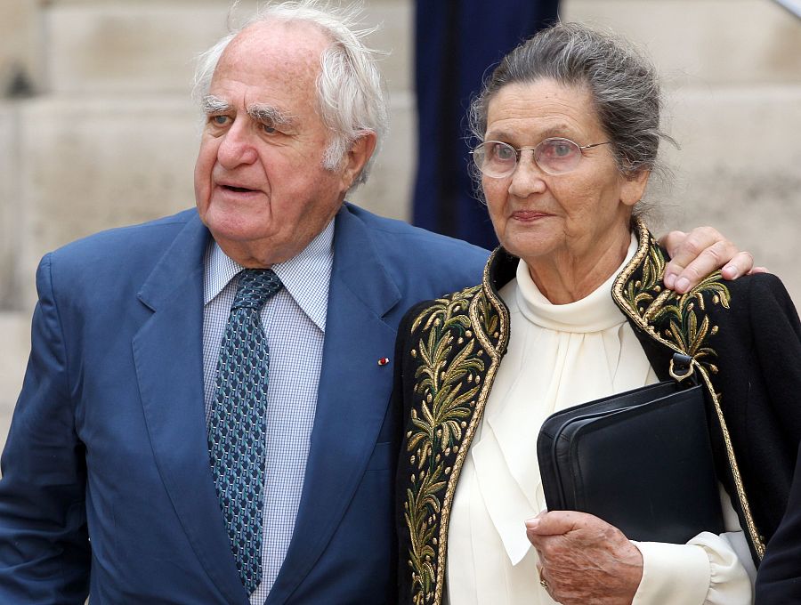 Simone Veil junto a su marido Antoine en una imagen de archivo de 2011.