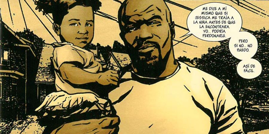 Luke Cage y la hija que tiene con Jessica Jones