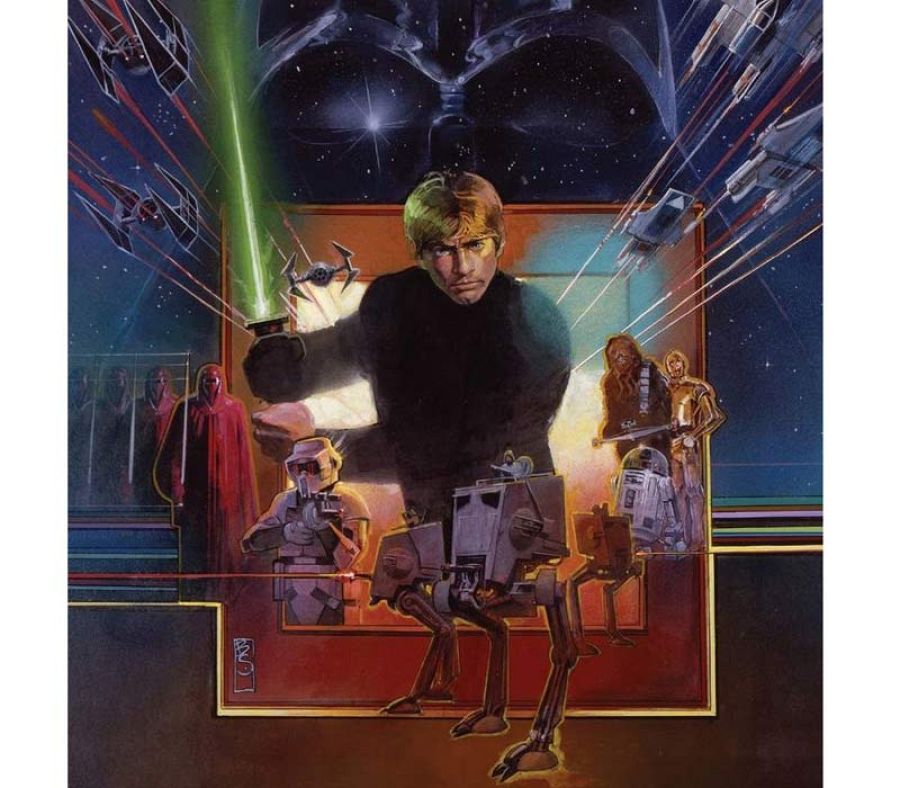 Fragmento de una ilustración de Bill Sienkiewicz