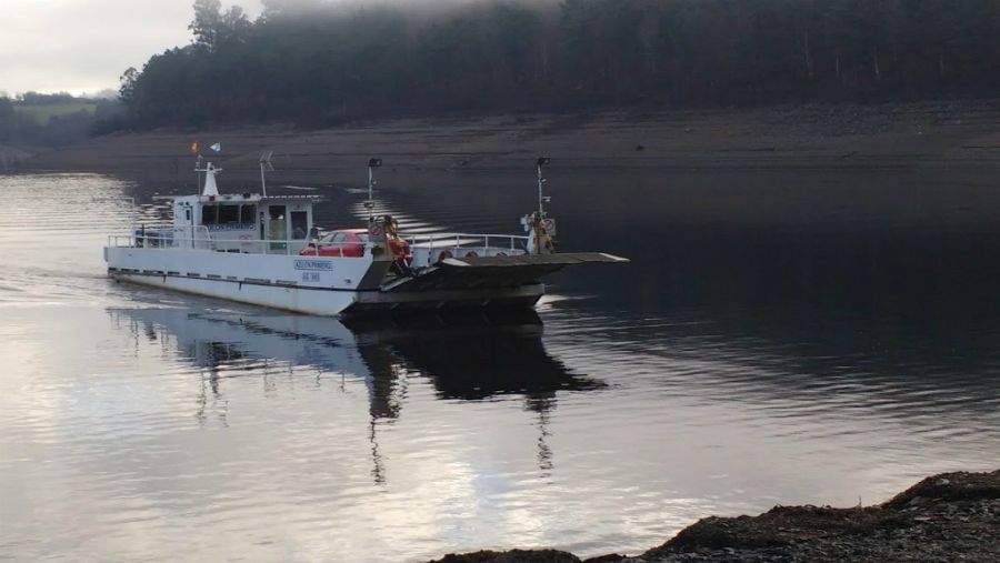 Embalse de Portodemouros, entre A Coruña y Pontevedra