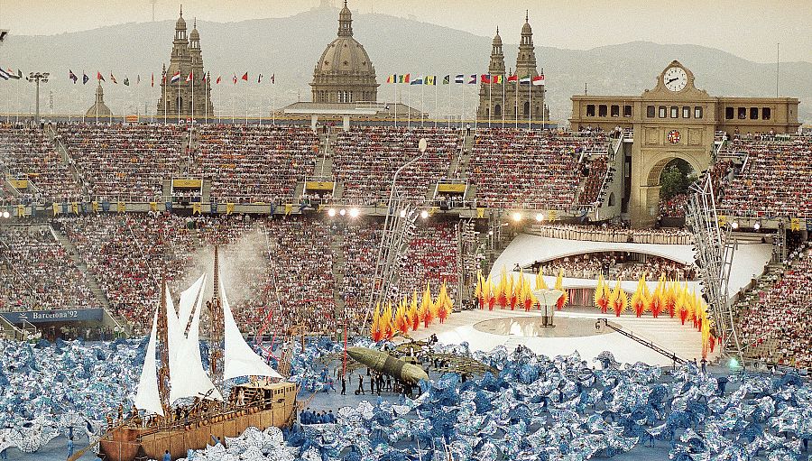 Ceremonia de apertura, diseñada por Bassat