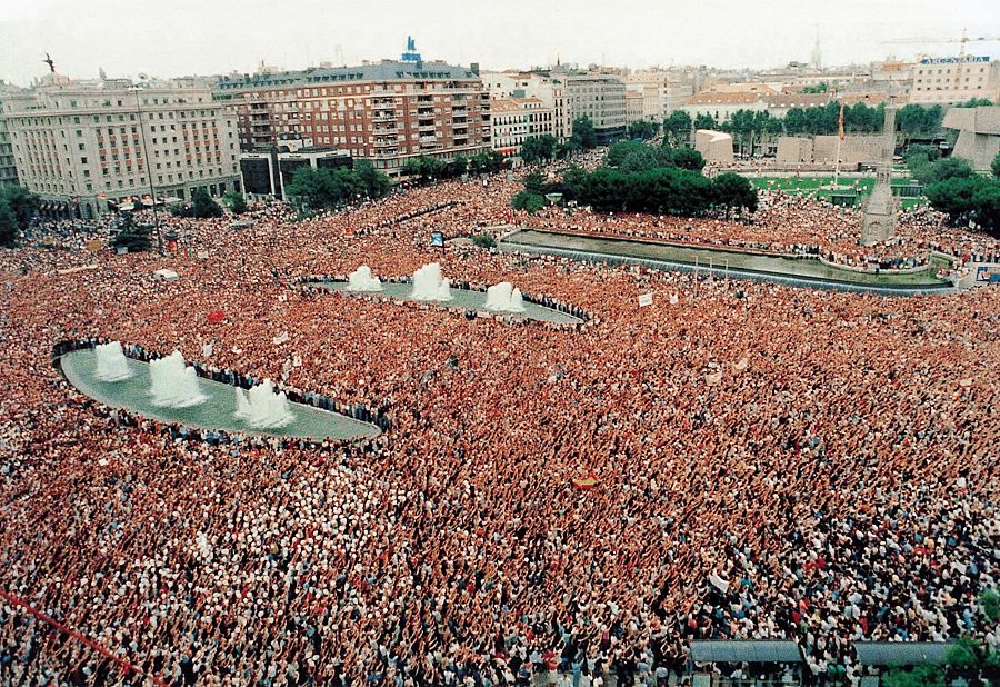 1,5 millones de madrileños salieron a la calle para repudiar a ETA